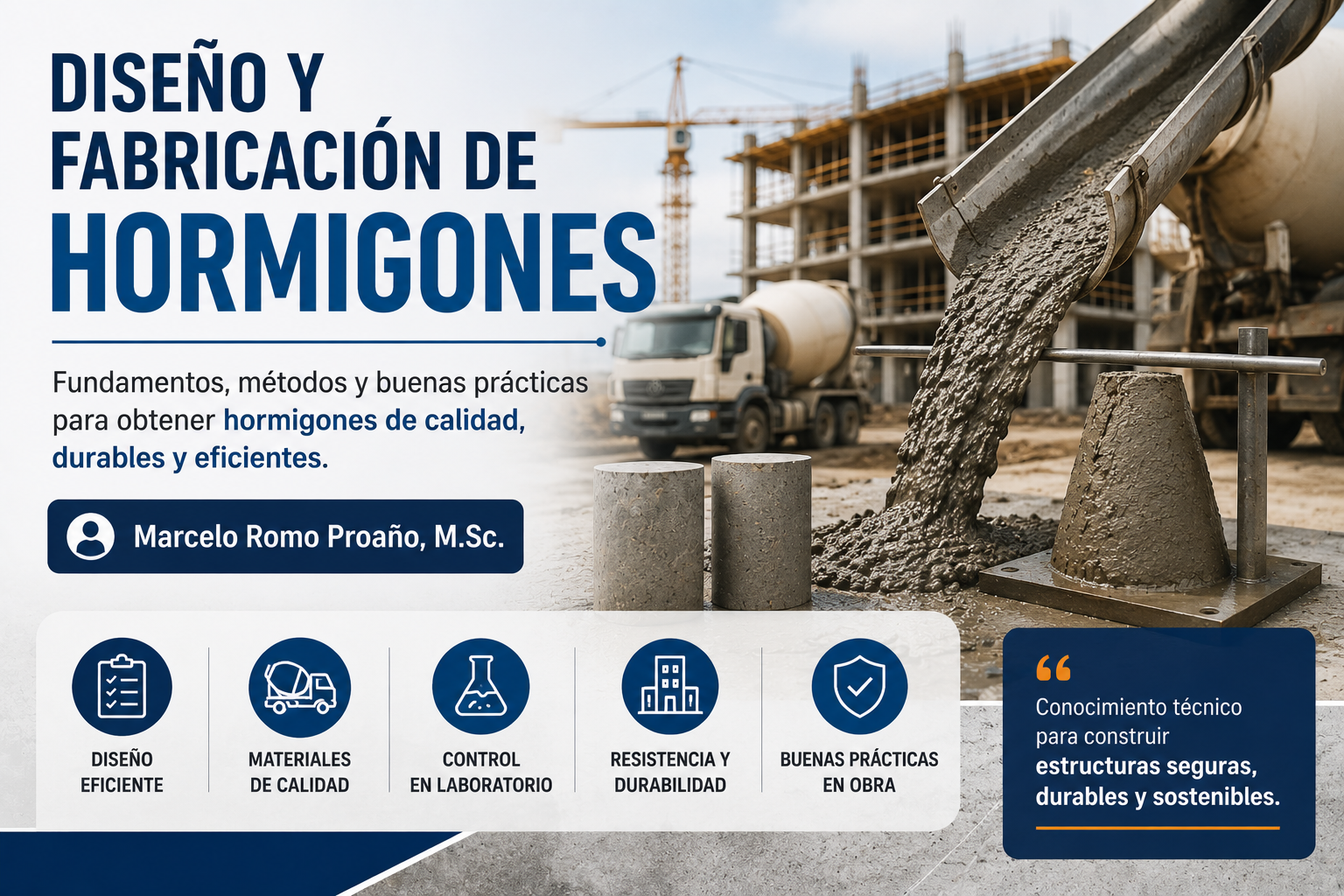 Diseño y fabricación de hormigones