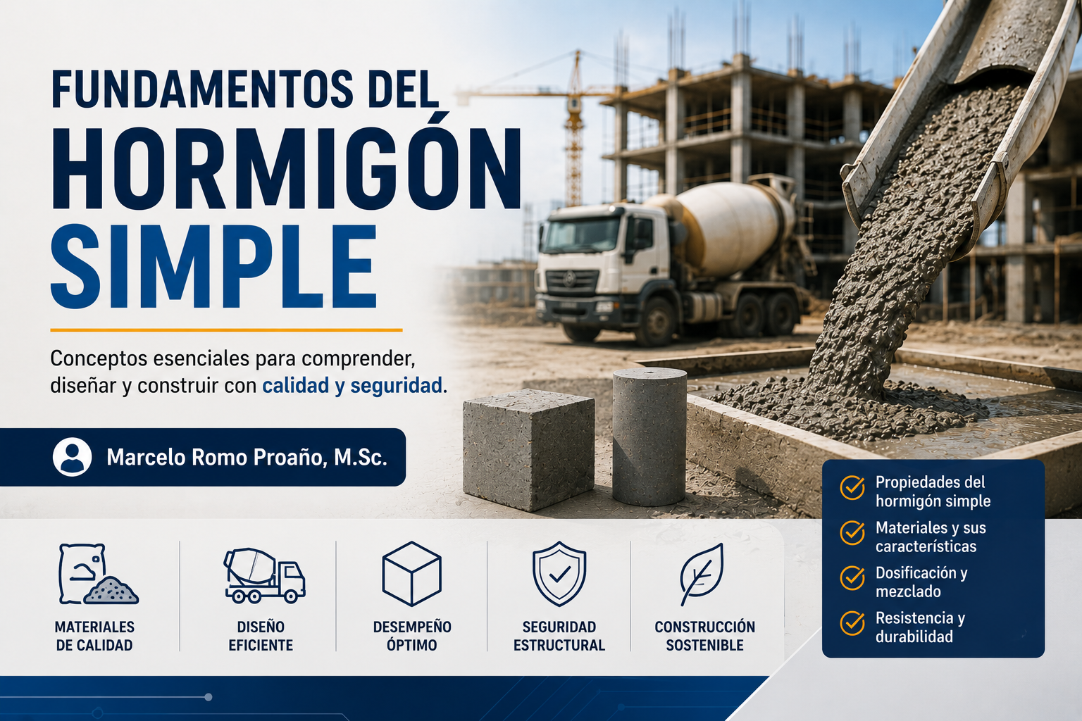 Fundamentos del hormigón simple