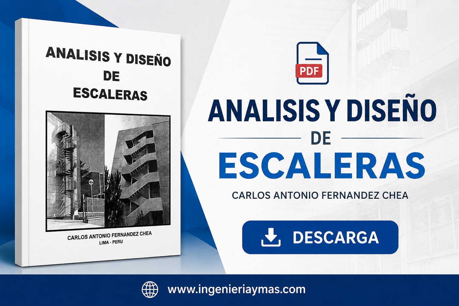 análisis y diseño estructural de escaleras