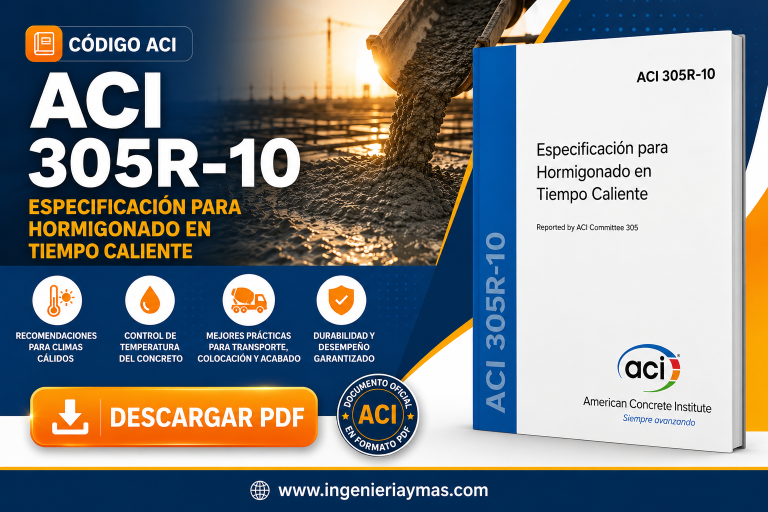 Especificación ACI 305R-10