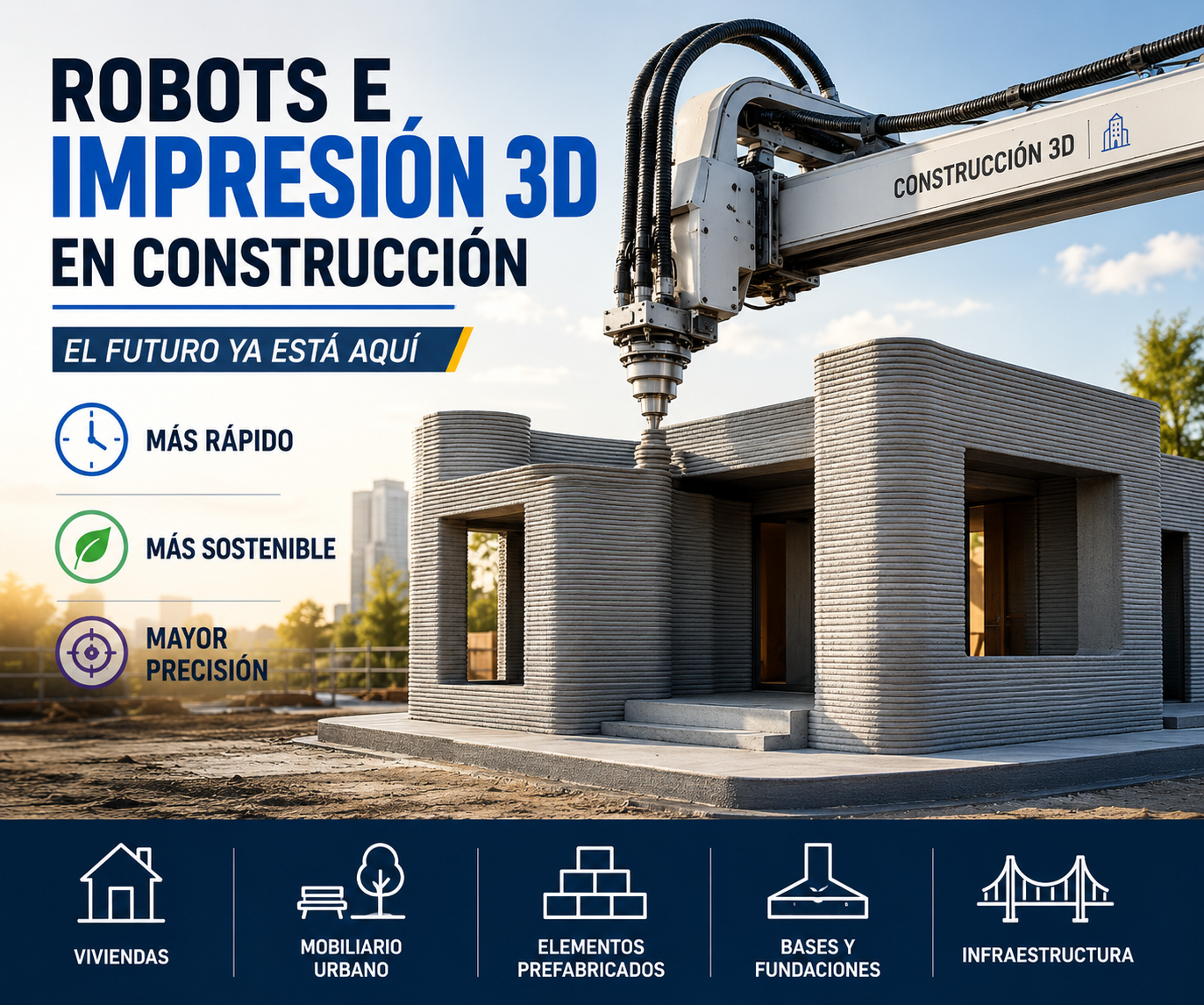 impresión 3D en construcción