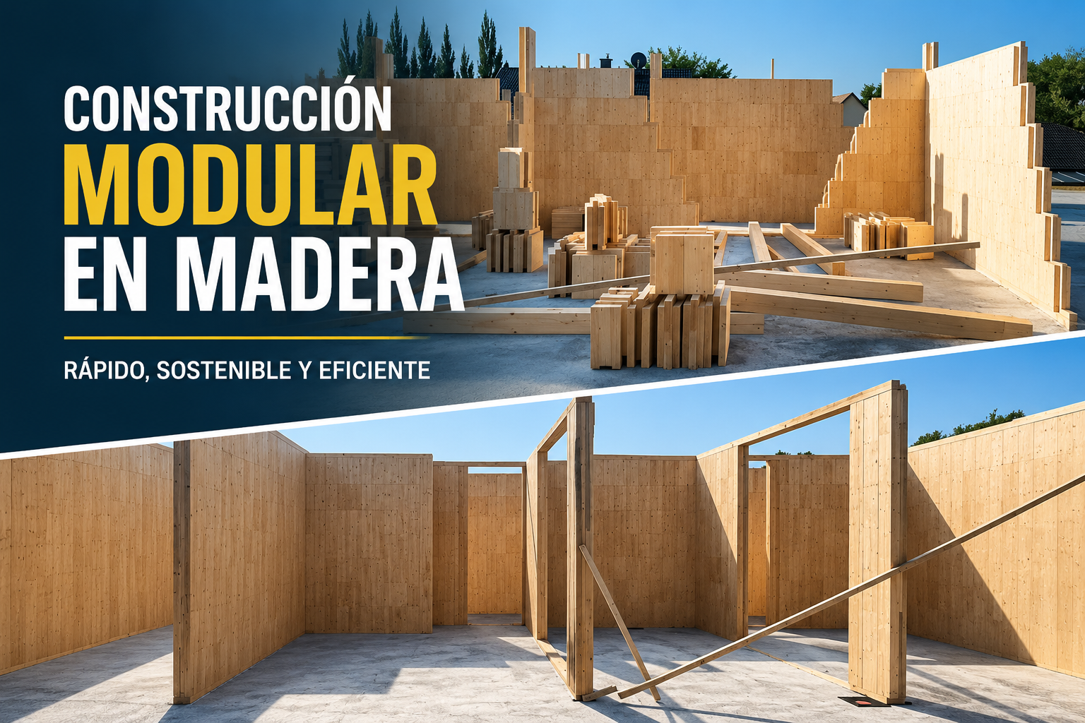Construcción modular en madera