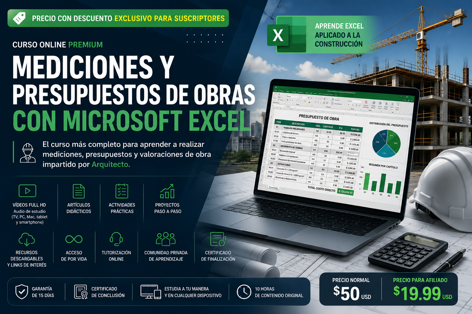Curso online de presupuestos de construcción