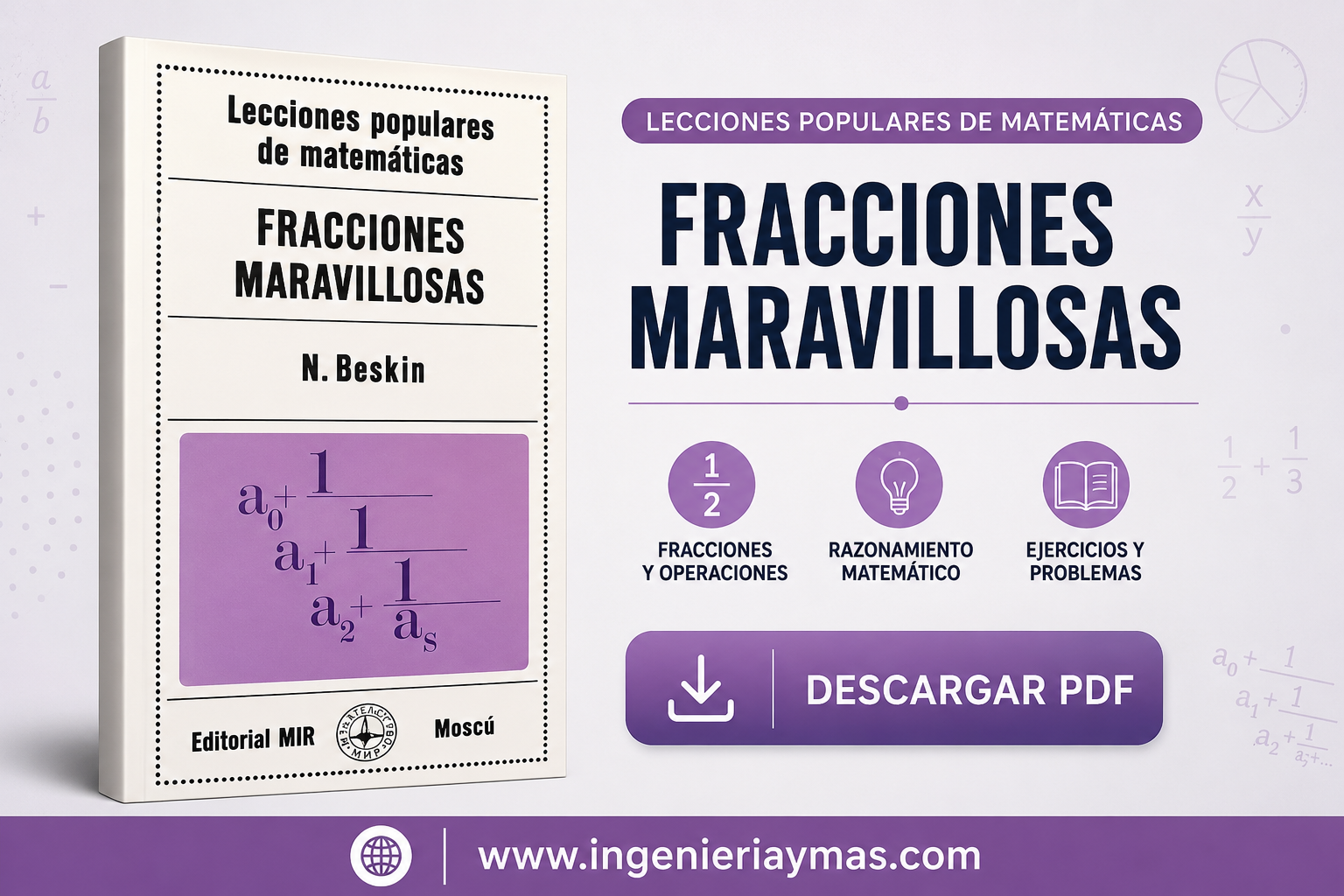 Lecciones de fracciones