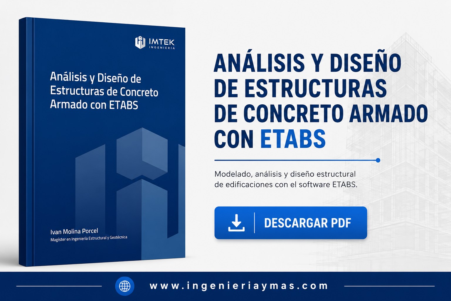 Análisis y diseño de estructuras con Etabs