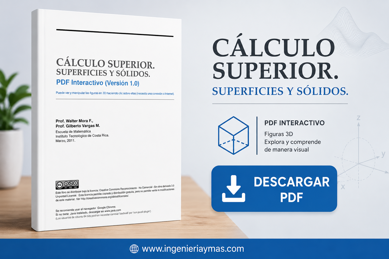Cálculo Superior Superficies y Sólidos PDF Interactivo