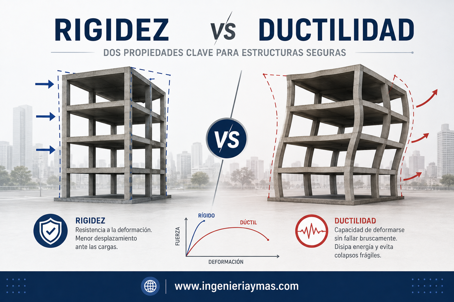 Rigidez vs Ductilidad Estructural